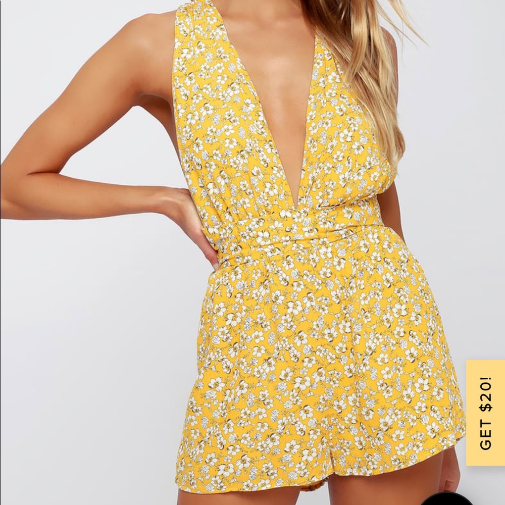 Lulus Versatile Yellow Romper